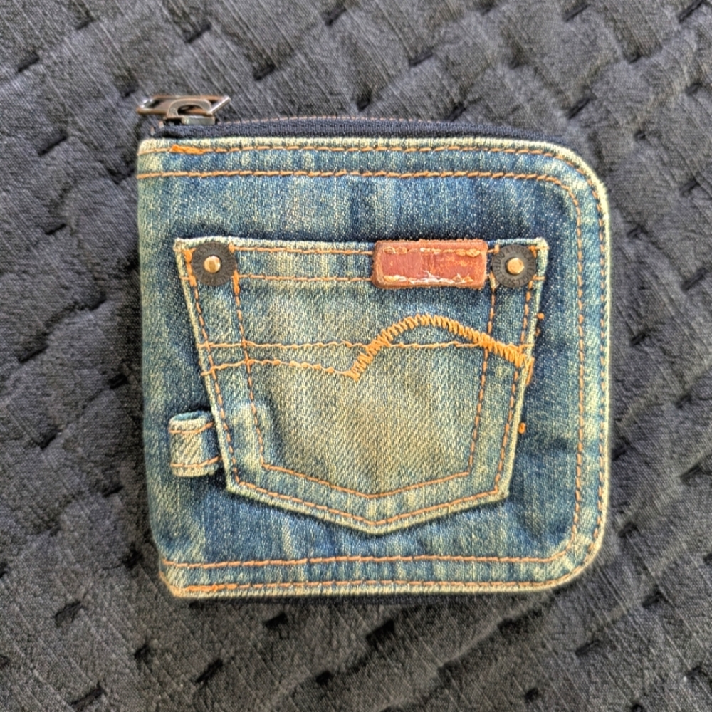 Vintage Denim Wallet